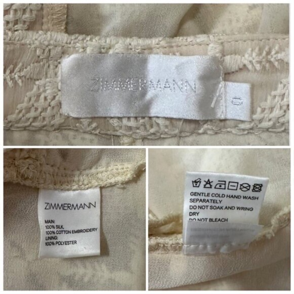 Zimmerman Haze Cross Stitch Short, Size 0, Color Natural